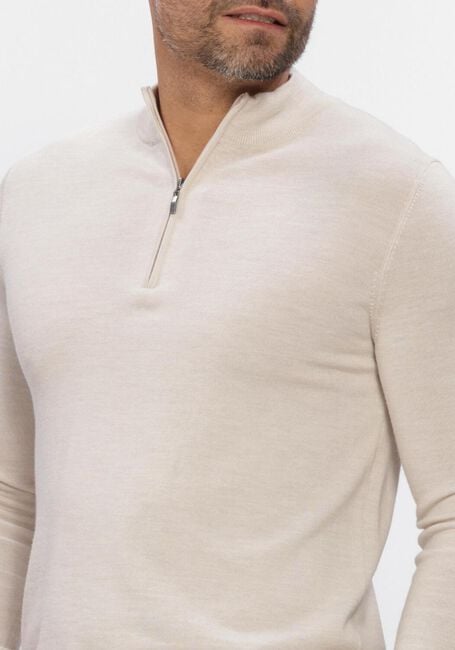 Beige STEFANO LAURAN Pullover HALF ZIP ANDERS - large