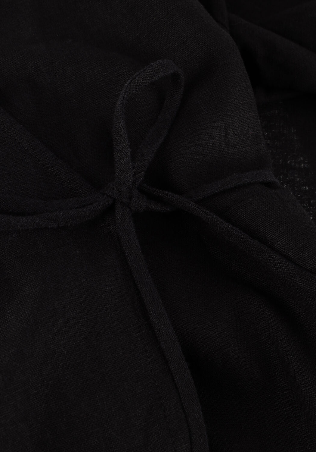 Schwarze MSCH COPENHAGEN Midikleid MSCHJOVENE GINIA 3/4 WRAP DRESS - large