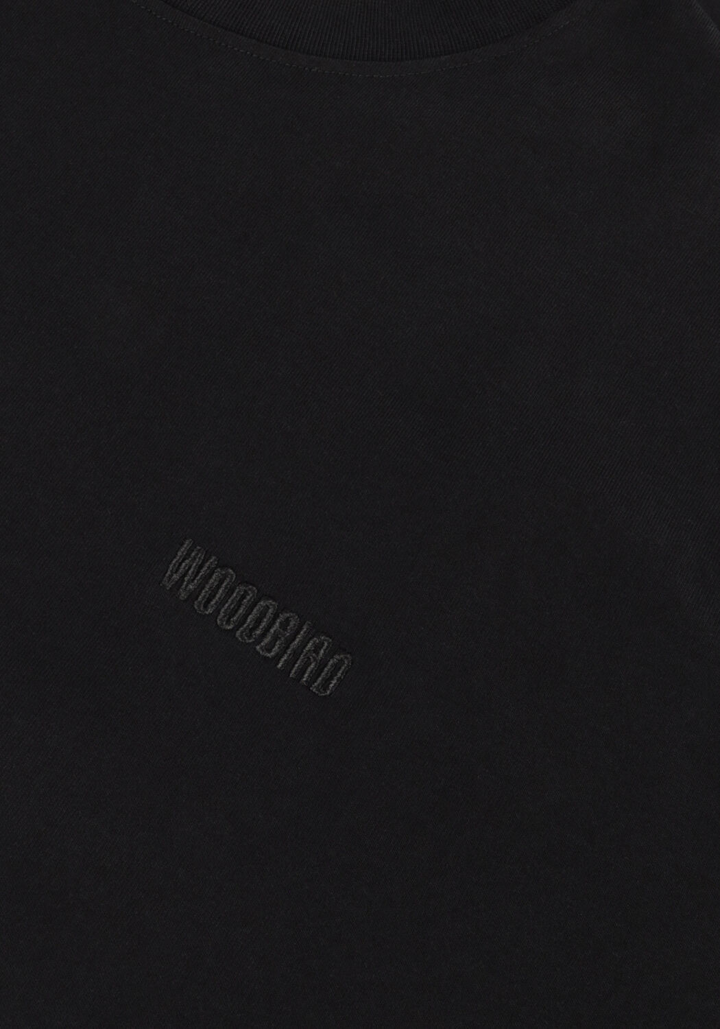 Schwarze WOODBIRD T-shirt WBBAINE BASE TEE - large
