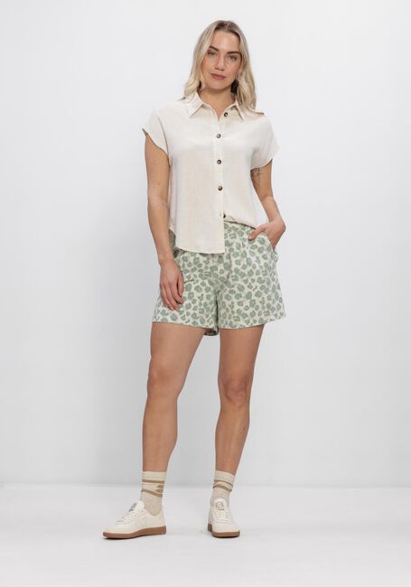 Ecru BY-BAR Kurze Hose JUNE GREEN CHEETAH SHORT - large