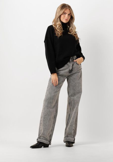Schwarze CO'COUTURE Pullover & Cardigans MAJA SLIT ROLL NECK - large