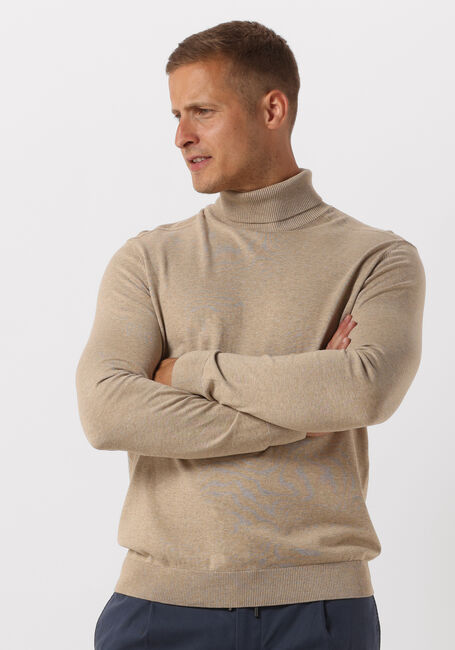 Beige SELECTED HOMME Rollkragenpullover SLHBERG ROLL NECK B - large