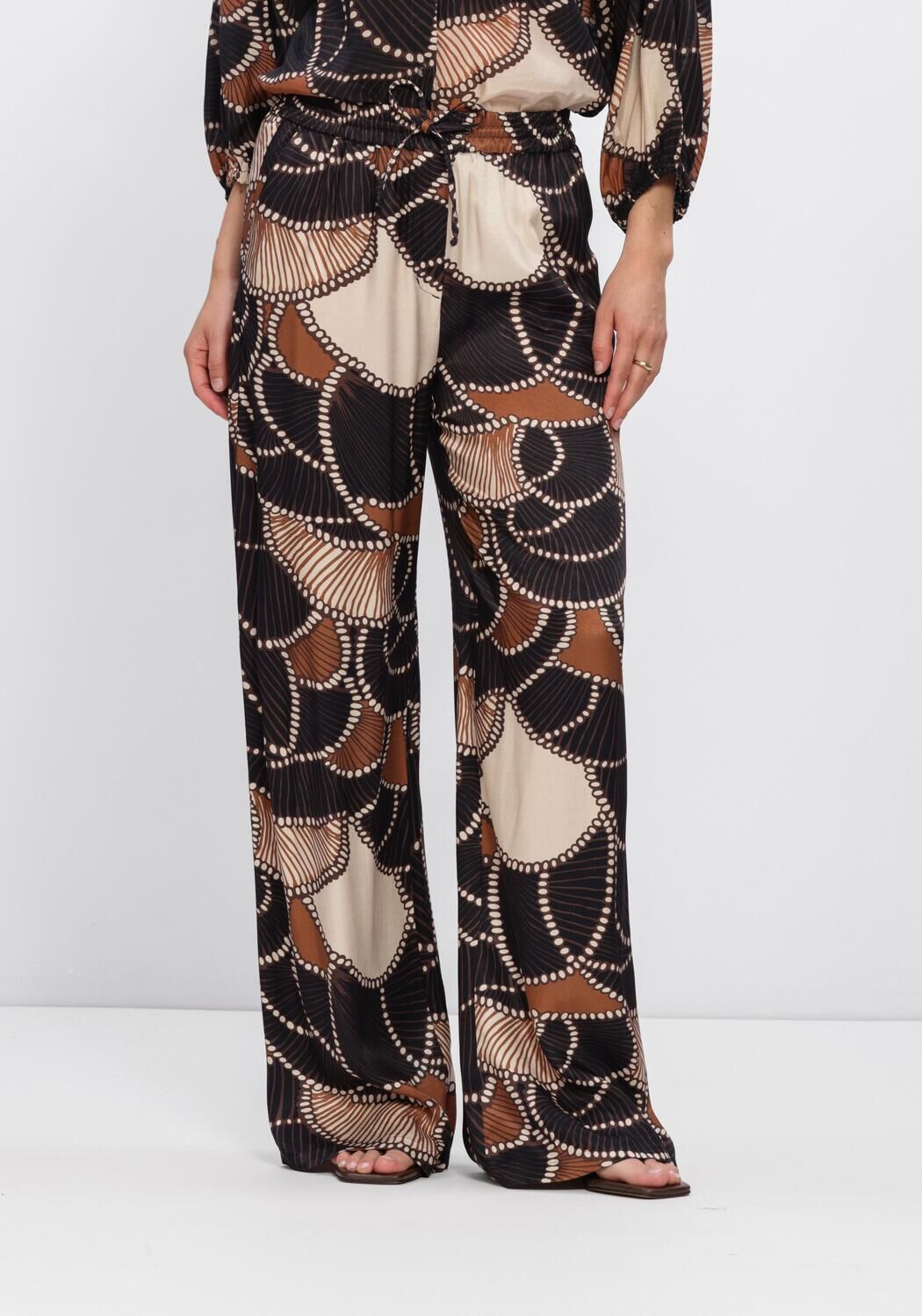 Mehrfarbige/Bunte SUMMUM Hosen TROUSERS ALL OVER TWILL - large