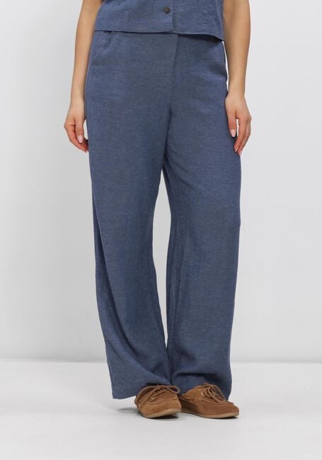 Blaue MSCH COPENHAGEN Hose MSCHPENNIE GINIA HW PANTS - large