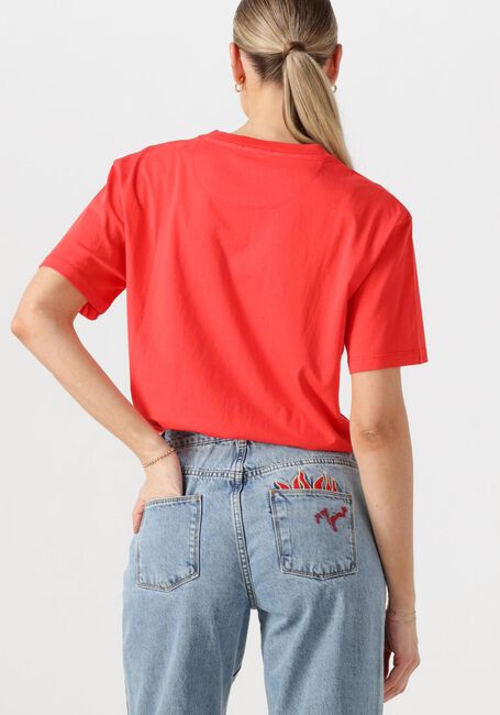 Rote HARPER & YVE T-shirt RHINESTONE-SS - large