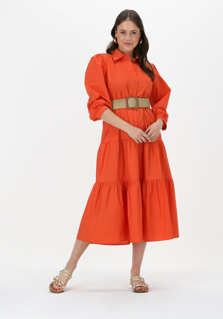 Orangene LIU JO Midikleid ABITO TS.NAV T4883 SUNRISE - large