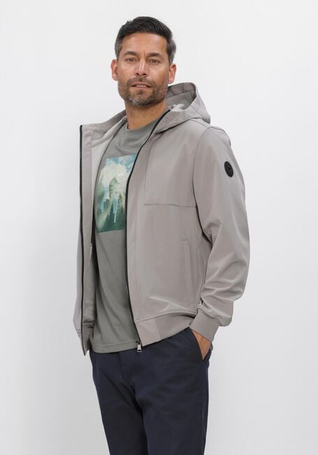 Graue AIRFORCE Jack SOFTSHELL JACKET CHESTPOCKET - large