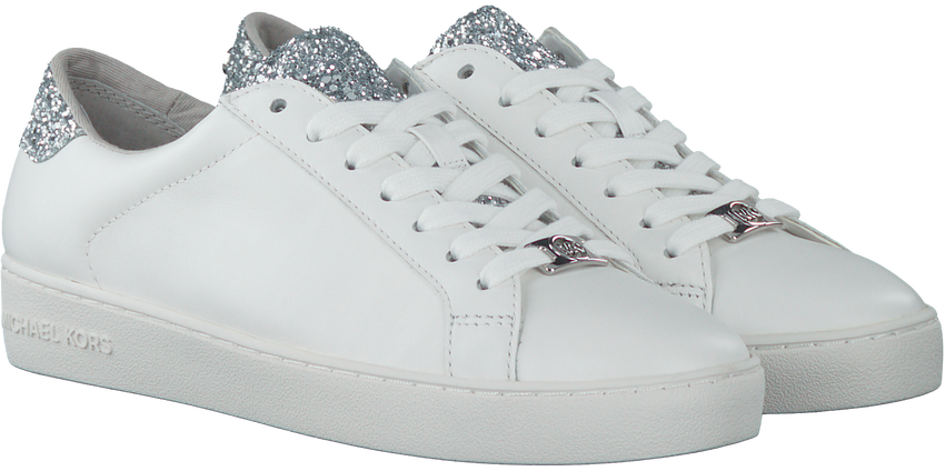 witte michael kors sneakers irving lace up