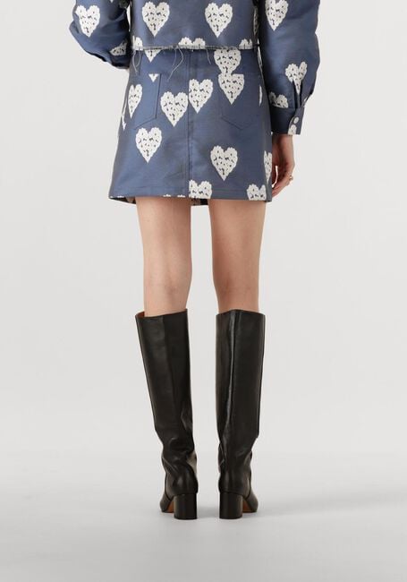 Blaue STUDIO AMAYA Minirock STAR SKIRT - large