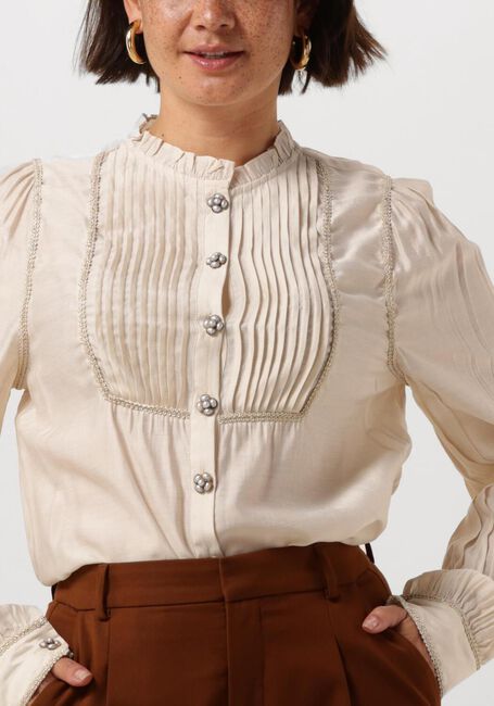 Weiße NUKUS Blusen MYANMAR BLOUSE - large