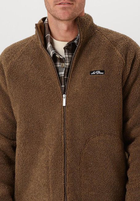 Braune LES DEUX Teddy-Jacke CREED TEDDY JACKET - large
