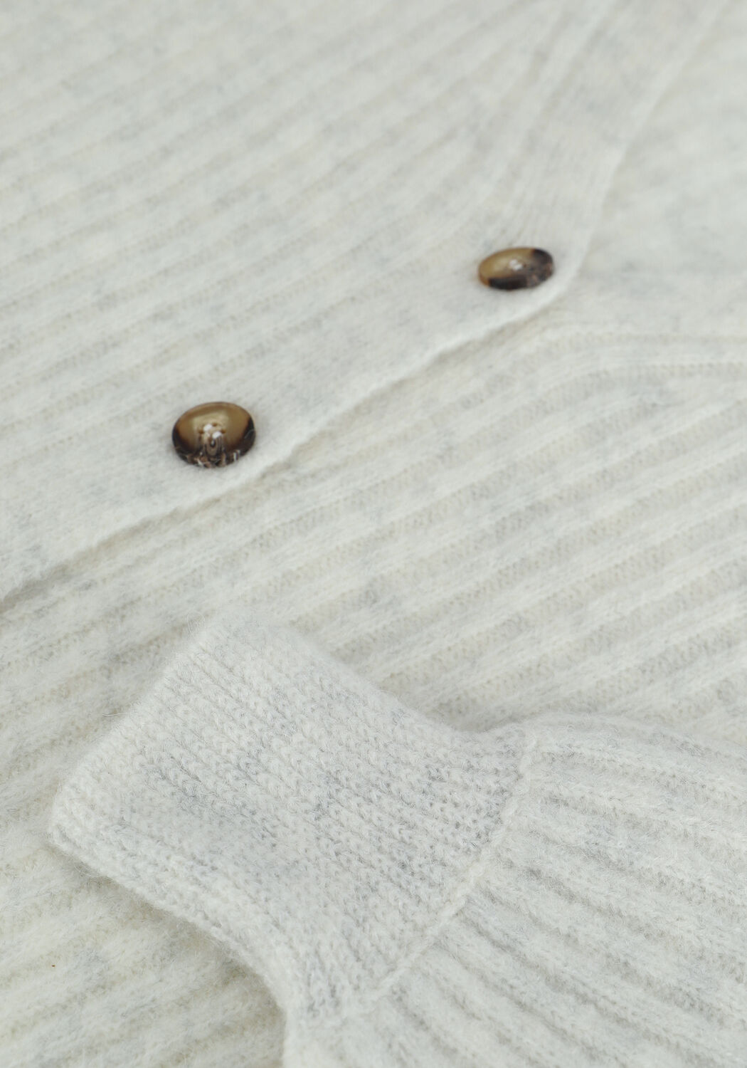 Ecru MODSTR&Ouml;M Strickjacke GOLDIE CARDIGAN - large