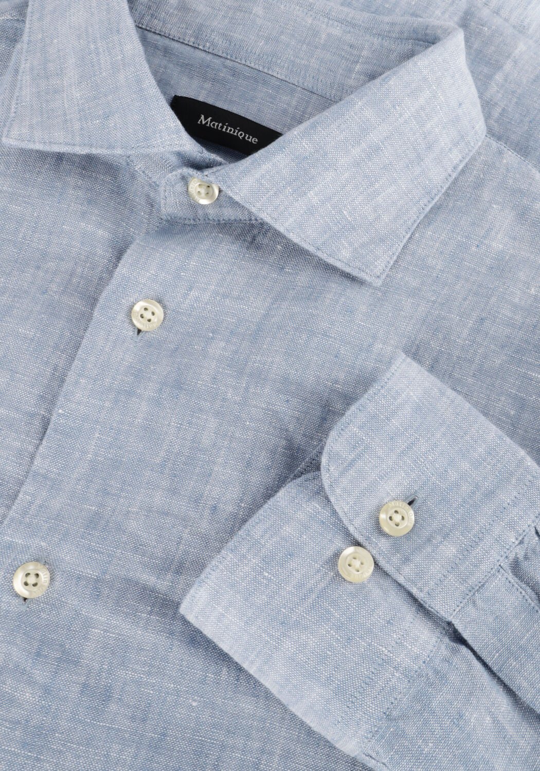 Blaue MATINIQUE Casual-Oberhemd MAMARC SHORT - large