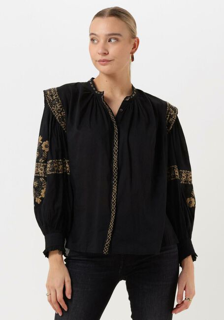 Schwarze ANTIK BATIK Blusen ALAN BLOUSE - large