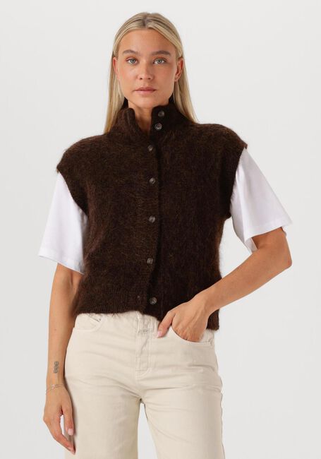 Braune DES PETITS HAUTS Strickjacke ALIBOU - large
