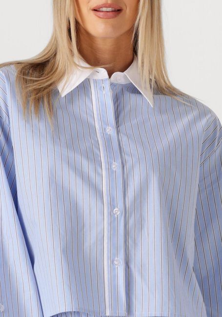 Blaue SECOND FEMALE Blusen ALANIS COMBI SHIRT - large
