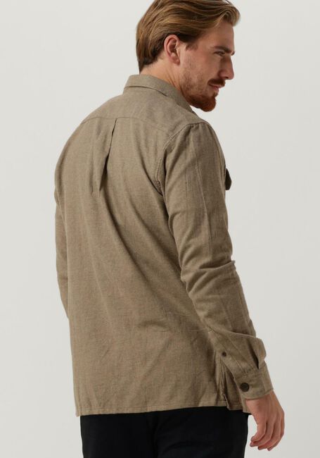 Taupe DSTREZZED Casual-Oberhemd SHIRT MELANGE FLANNEL - large