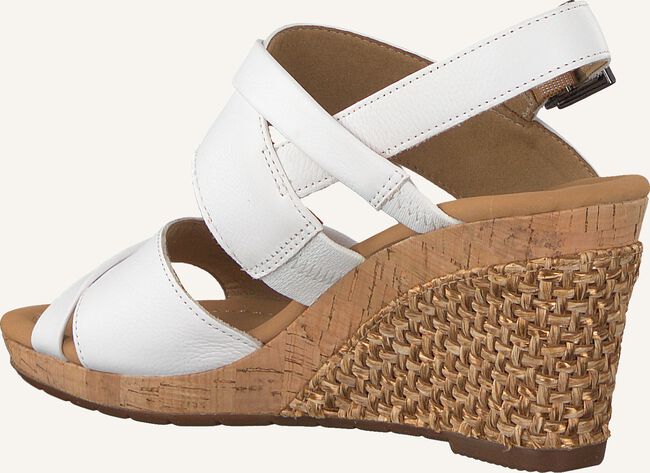 Weiße GABOR Flache Sandalen 822 Weiße GABOR Flache Sandalen 822 - large