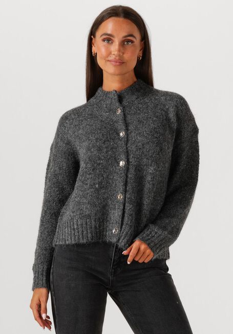 Dunkelgrau NEO NOIR Pullover TAURA FLUFFY KNIT CARDIGAN - large