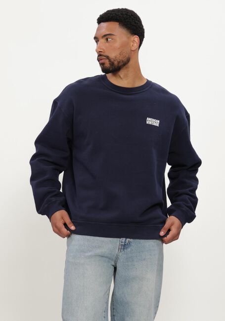 Dunkelblau AMERICAN VINTAGE Sweatshirt PLIZZY CREW - large