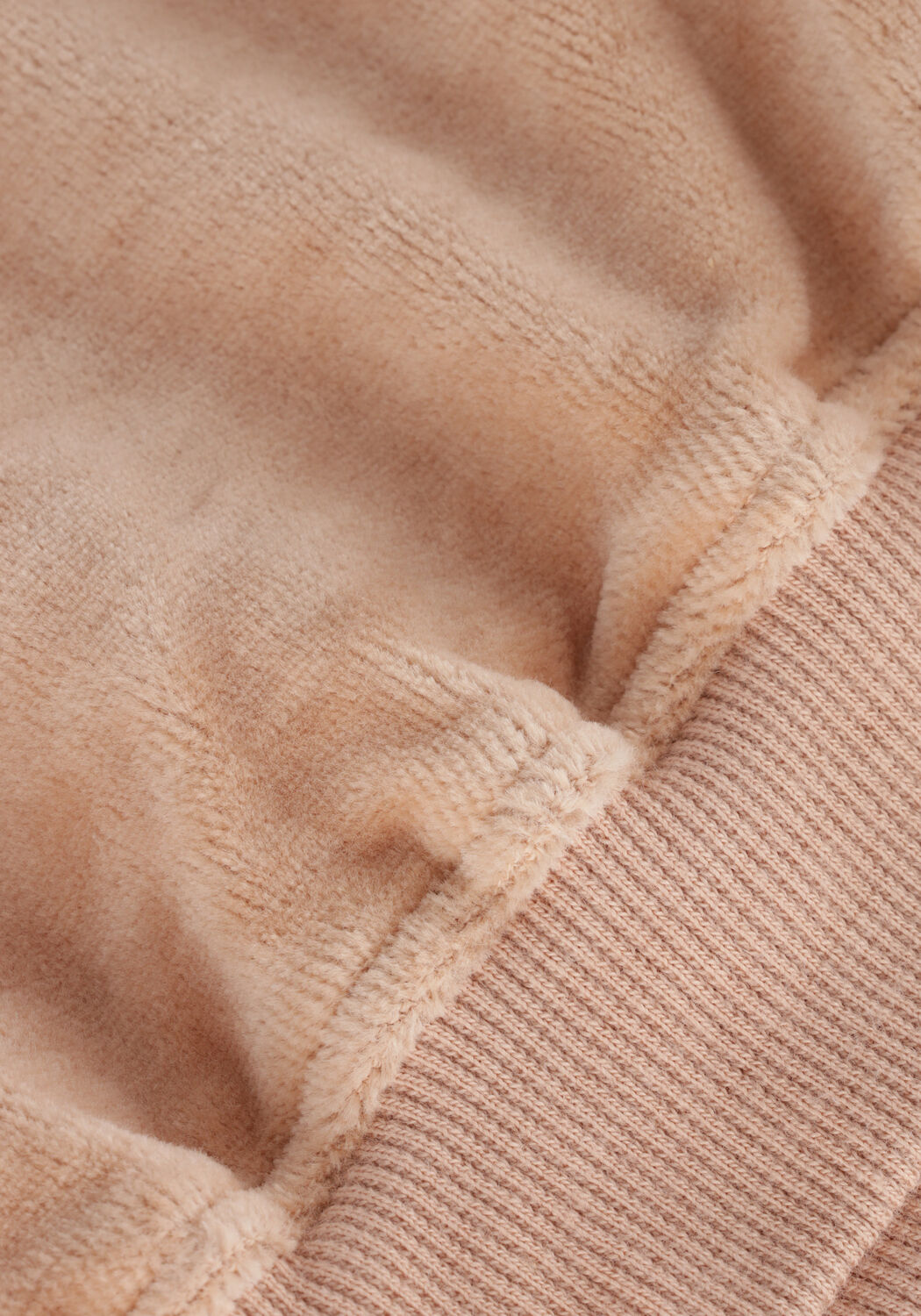 Hell-Pink QUINCY MAE Pullover VELOUR RELAXED SWEATSHIRT - large