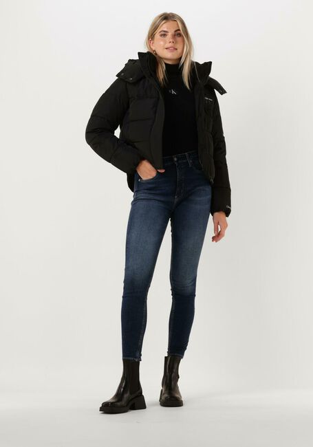 Dunkelblau CALVIN KLEIN Skinny jeans HIGH RISE SUPER SKINNY ANKLE - large