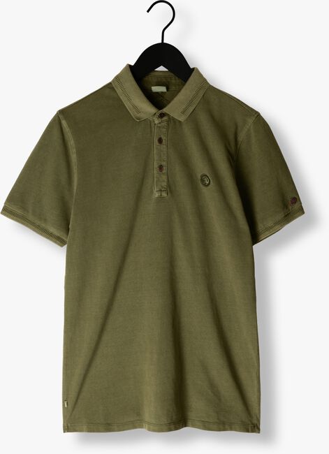 Grüne CAST IRON Polo-Shirt SHORT SLEEVE POLO COTTON GD PIQUE - large