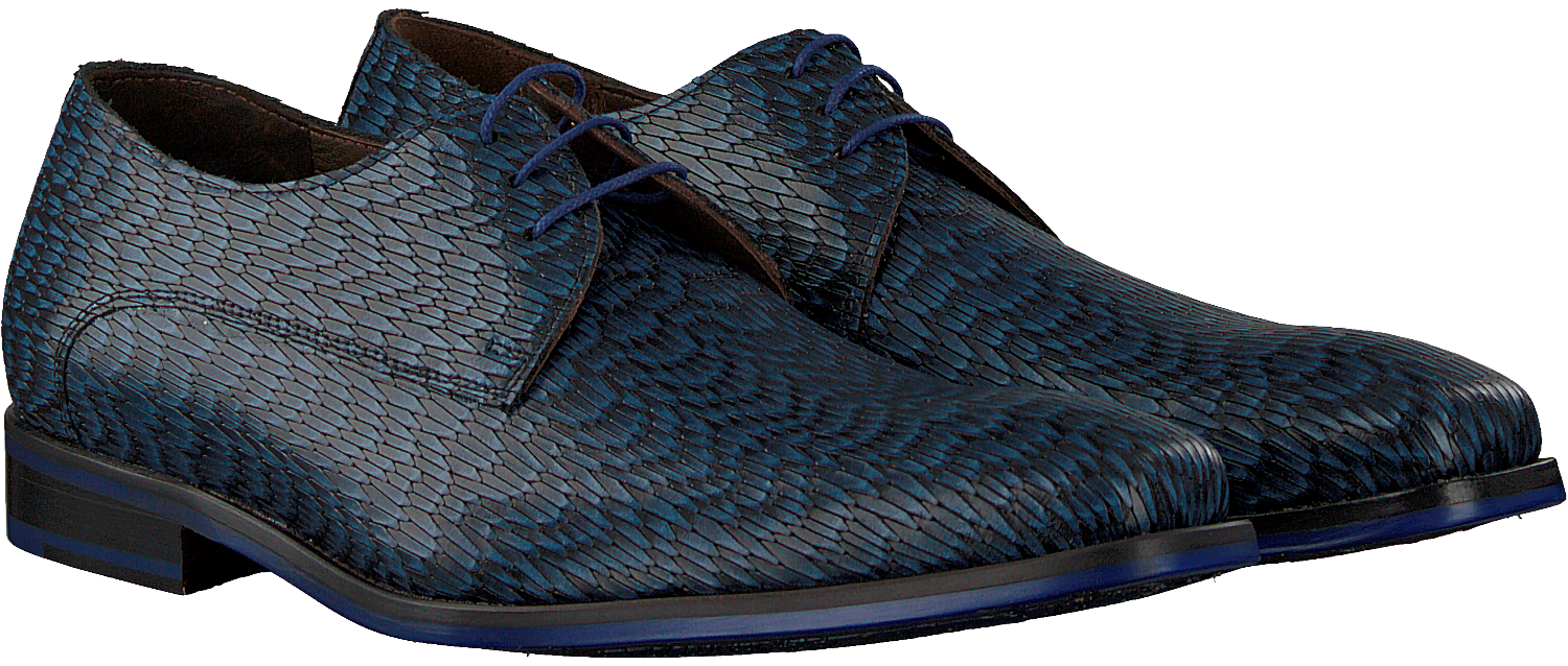 Blaue Floris Van Bommel Business Schuhe Omoda