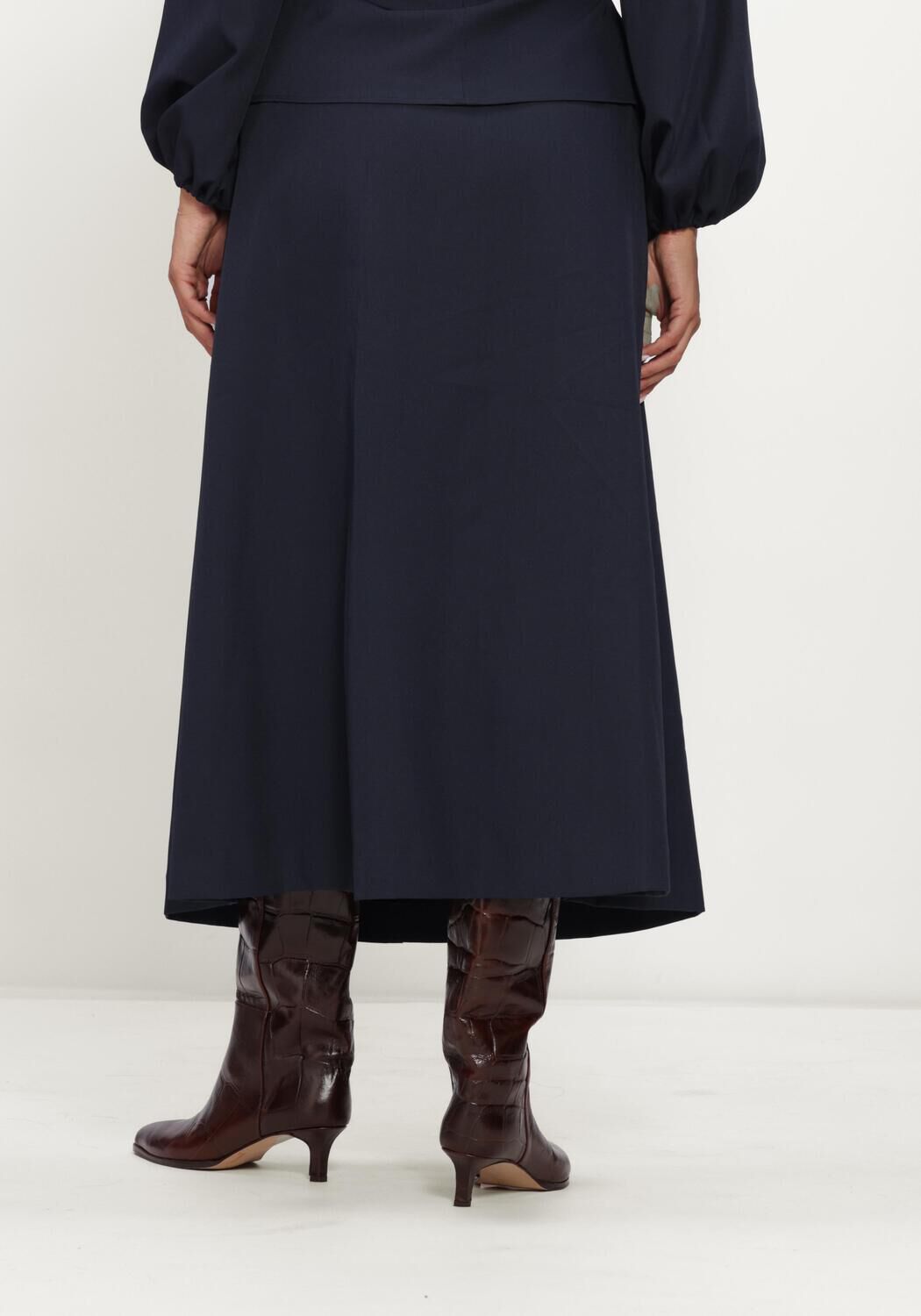 Dunkelblau CO'COUTURE Midirock LUNACC NEW POCKET PLEAT SKIRT - large