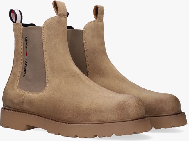 Beige TOMMY JEANS Chelsea Boots SUEDE CHELSEA - large