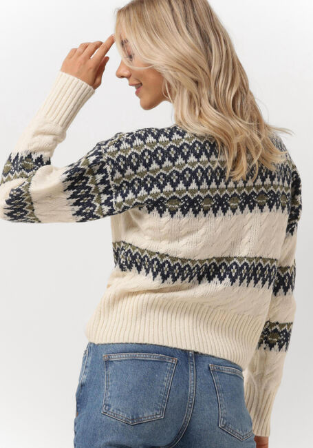 Nicht-gerade weiss SCOTCH & SODA Pullover FAIR ISLE KNITTED CABLE PULLOVER - large