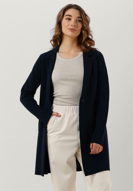 Blaue KNIT-TED Strickjacke SAMMIE - large