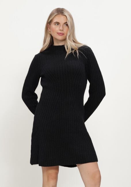 Schwarze Y.A.S. Minikleid YASDOLLY LS KNIT DRESS - large