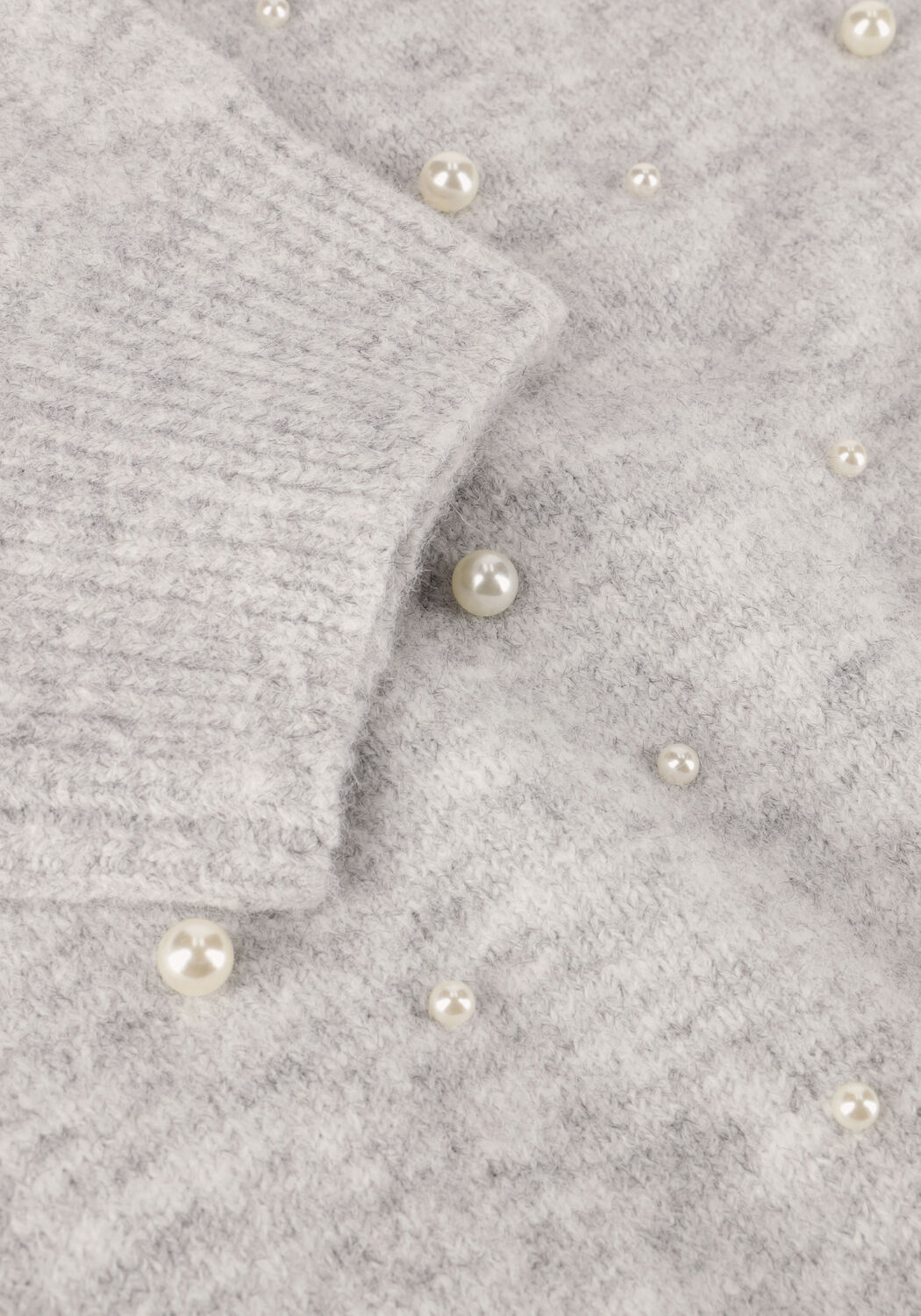 Hellgrau NEO NOIR T-shirt MAIA PEARL KNIT TEE - large