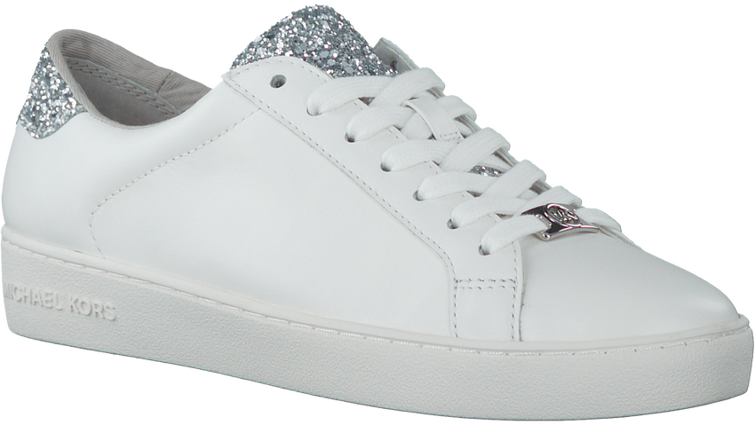 witte michael kors sneakers irving lace up