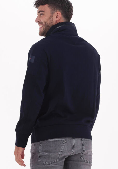 Dunkelblau TOMMY HILFIGER Sweatshirt COTTON TOUCH MIX MEDIA - large
