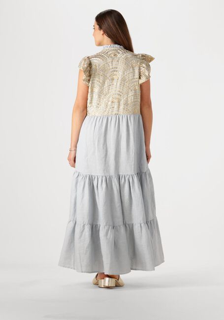 Hellblau GREEK ARCHAIC KORI Maxikleid 231097 - large