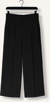 Schwarze SECOND FEMALE Hose FIQUE STRAIGHT TROUSERS Schwarze SECOND FEMALE Hose FIQUE STRAIGHT TROUSERS - medium
