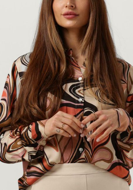 Mehrfarbige/Bunte SUMMUM Blusen BLOUSE PAINTED FLOWER - large