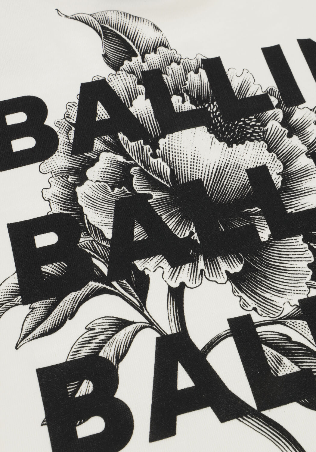 Wei&szlig;e BALLIN T-shirt 017131 - large