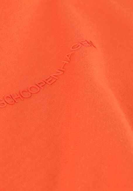 Rote MSCH COPENHAGEN T-shirt MSCHTERINA ORGANIC SMALL LOGO TEE - large