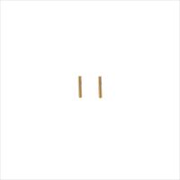 Goldfarbene ATLITW STUDIO Ohrringe PETITE EARRINGS STRIP - medium