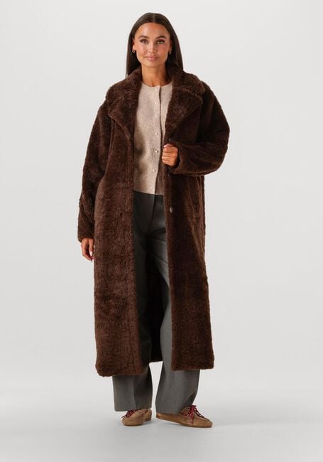 Braune NOTRE-V Fake-Fur-Jack NV-GERTRUDE - large