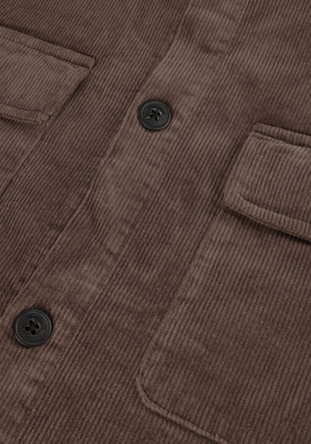 Braune ANERKJENDT Hemden AKOSCAR CORD OVERSHIRT - large