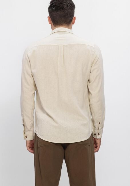 Beige ANERKJENDT Casual-Oberhemd AKLEIF COT/LINEN/VIS L/S SHIRT - large