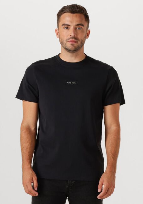 Schwarze PURE PATH T-shirt REGULAR FIT T-SHIRTS - large