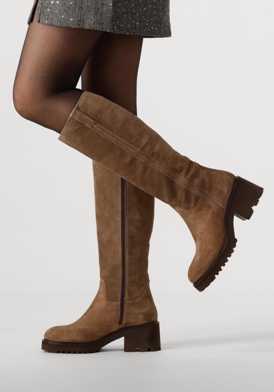 Taupe BLASZ Hohe Stiefel EVS-5014 - large