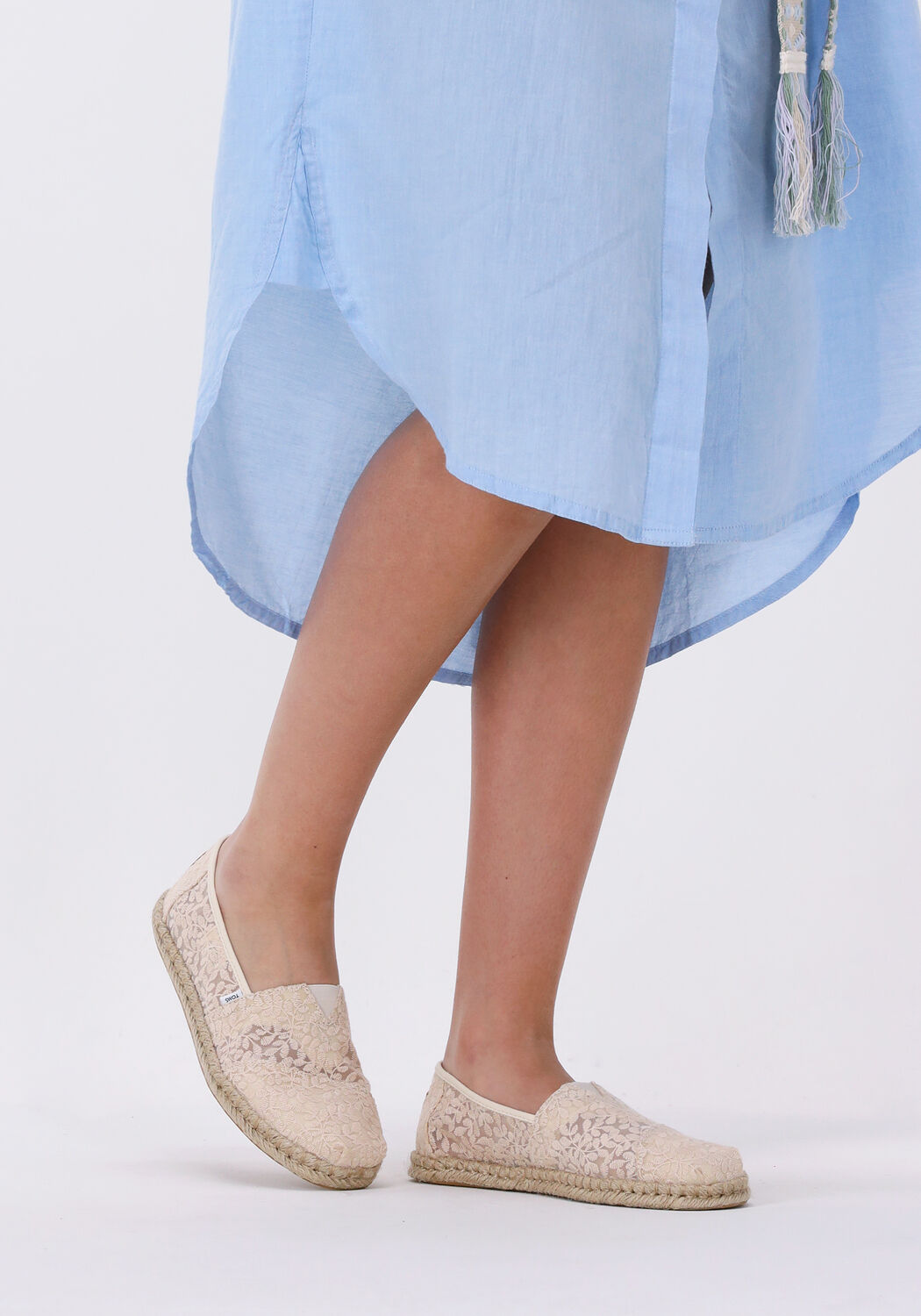 Beige TOMS Espadrilles ALPARGATA ROPE - large