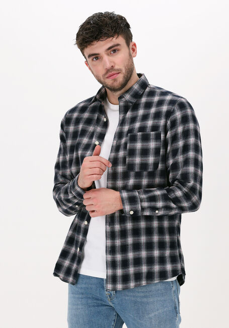 Dunkelblau SELECTED HOMME Casual-Oberhemd SLHSLIMARDEE SHIRT LS CHECK M - large