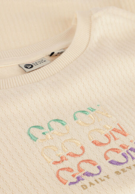 Beige DAILY7 T-shirt T-SHIRT RIB GO ON - large